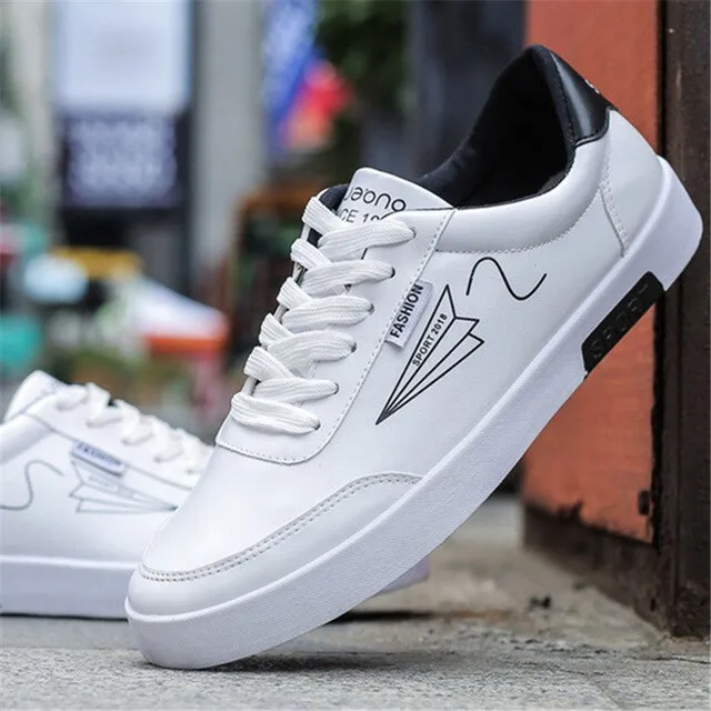 Men Casual Shoes Fashion Men Canvas Shoes Breathable Lace-Up Flats Shoes Espadrilles Men Sneakers Mens Shoes Casual Leather