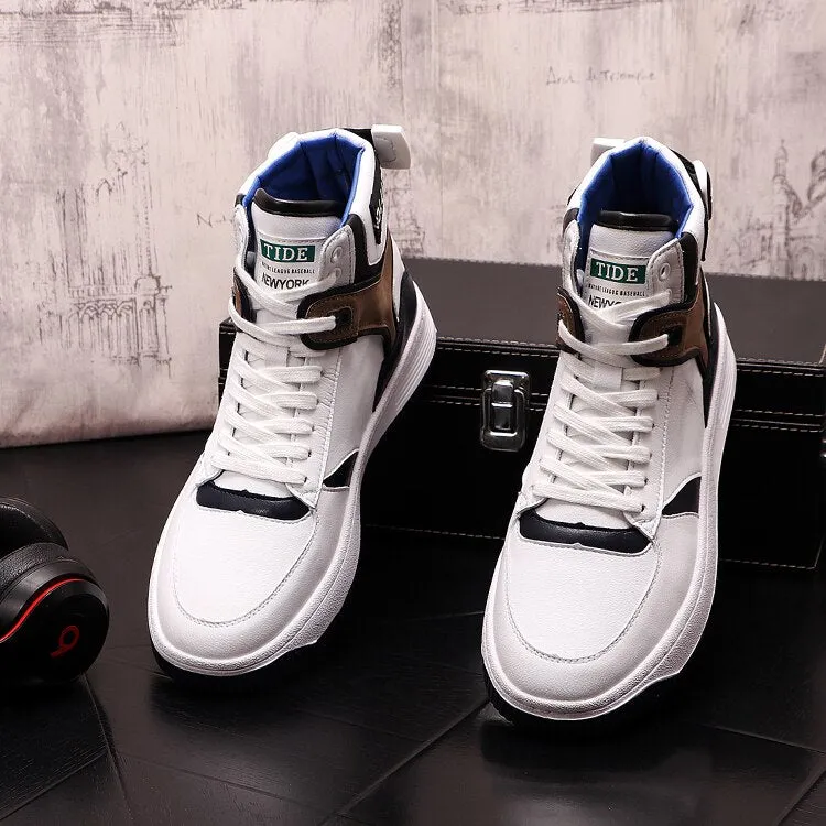 Men casual shoes height Increasing loafers