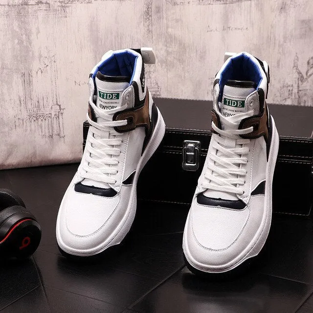 Men casual shoes height Increasing loafers