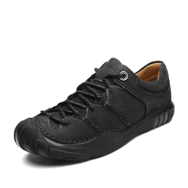 Men Casual Shoes Loafers Men Hiking Shoes Quality Genuine Leather Shoes Man Flats Hot Sale Moccasins Shoes