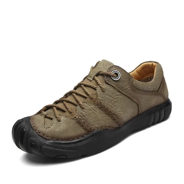 Men Casual Shoes Loafers Men Hiking Shoes Quality Genuine Leather Shoes Man Flats Hot Sale Moccasins Shoes