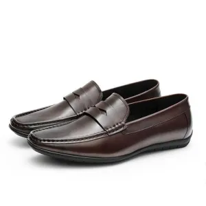 Men Leather Casual Shoes Sneakers loafer