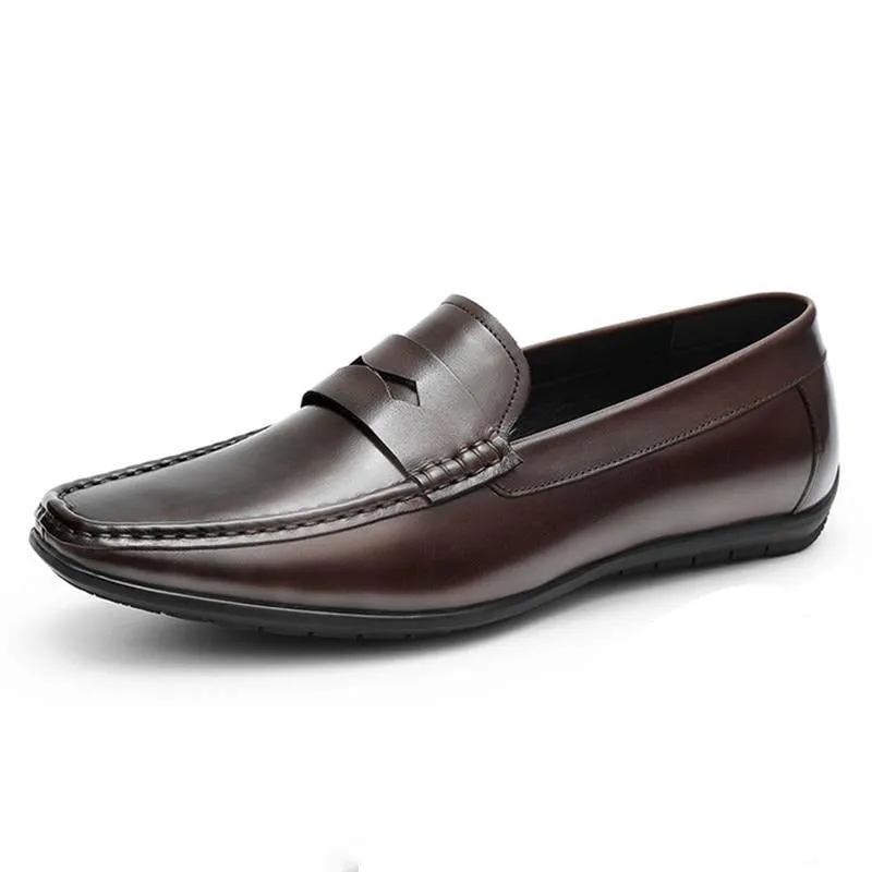 Men Leather Casual Shoes Sneakers loafer