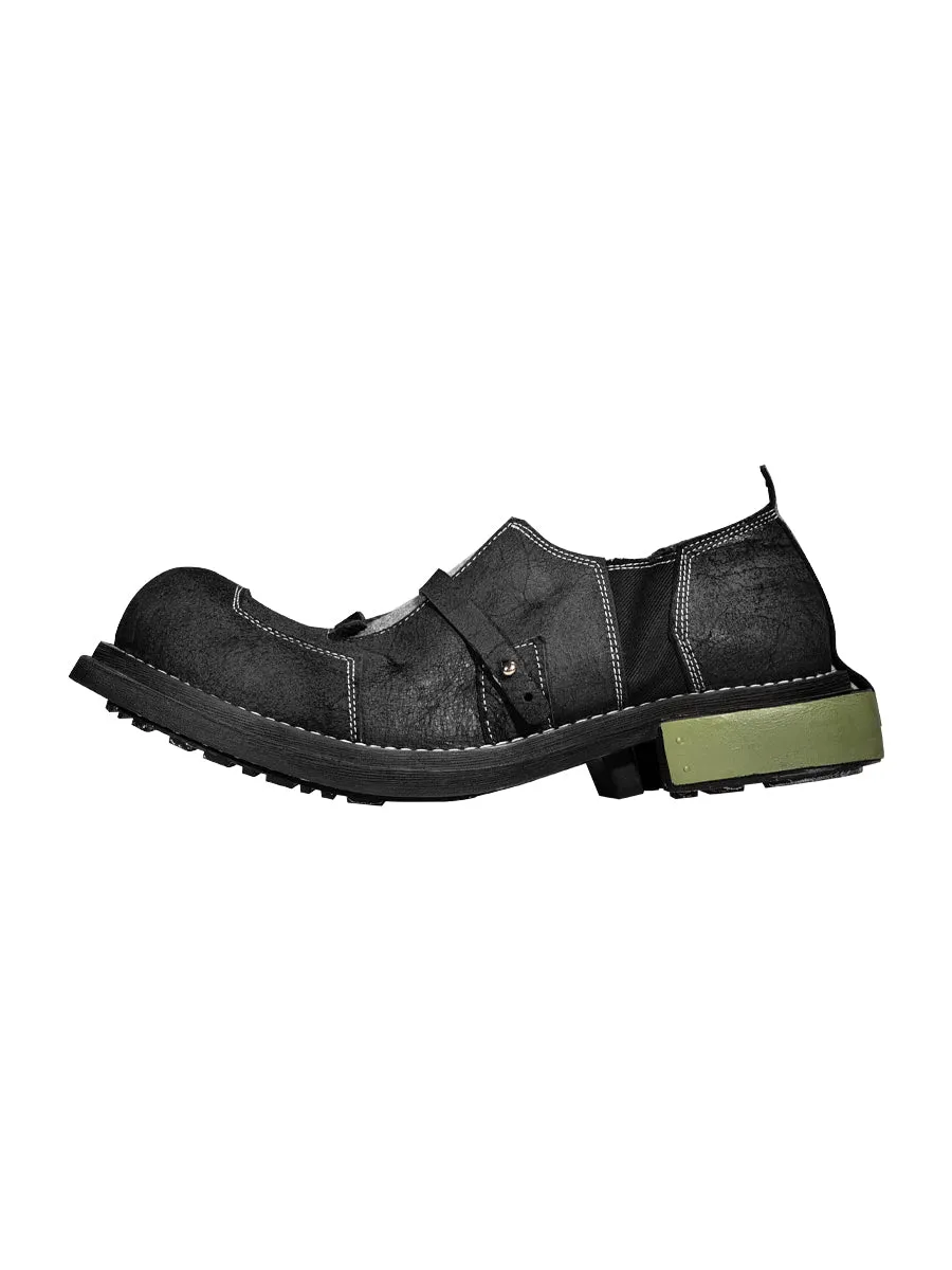 Men's and women's all-match commuting outdoor youth casual leather shoes