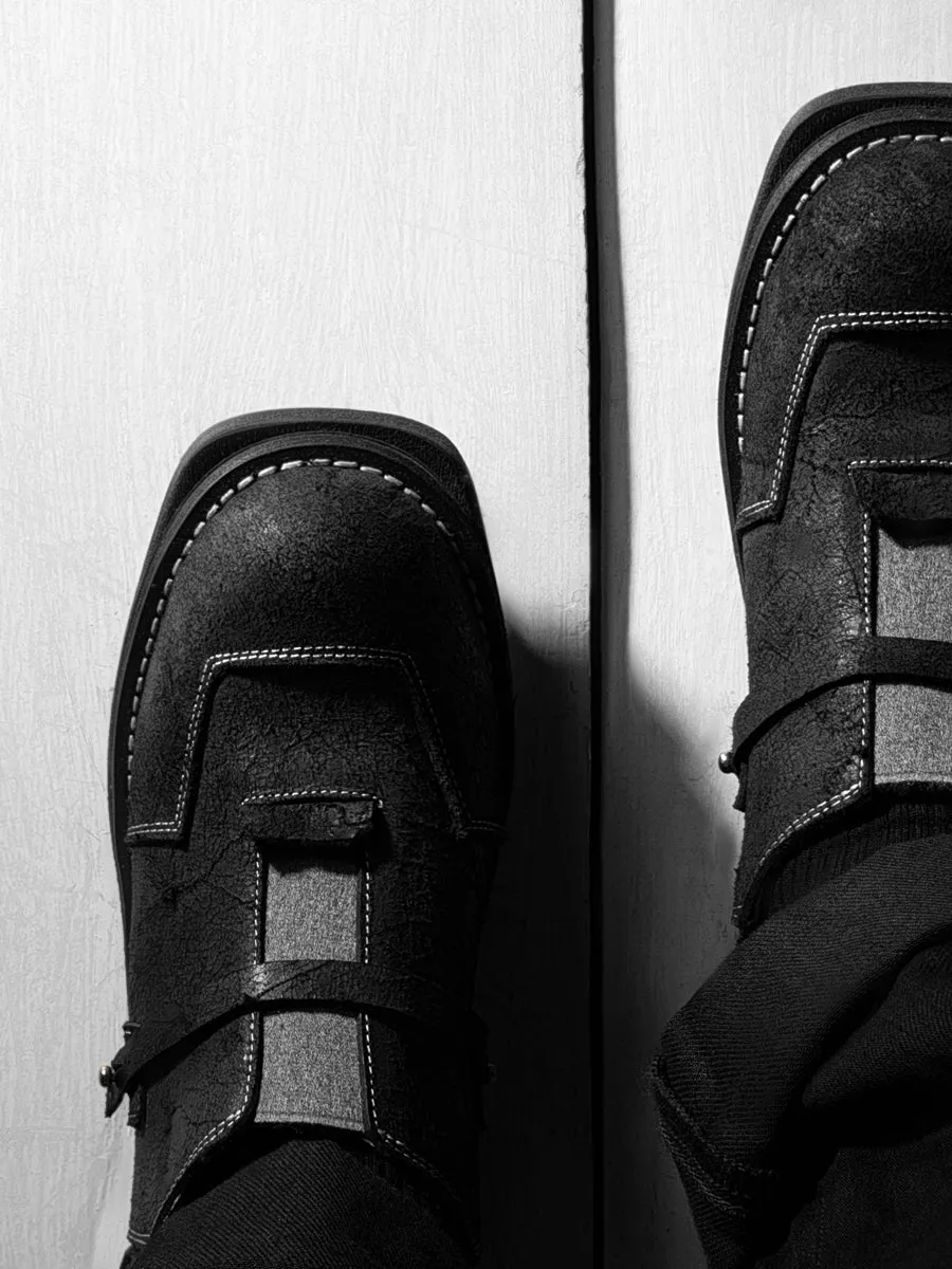 Men's and women's all-match commuting outdoor youth casual leather shoes