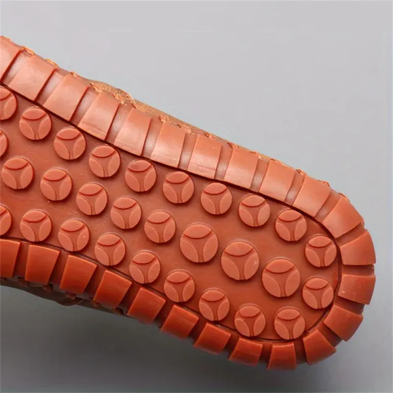 Men's Casual Lightweight Rubber Sole Stitching Flats