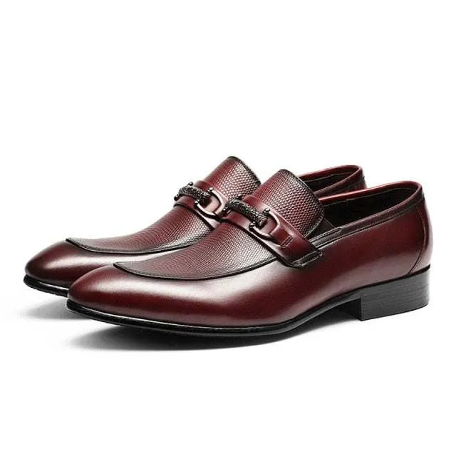 Men's Genuine Leather Shoes Business Dress Banquet Shoes