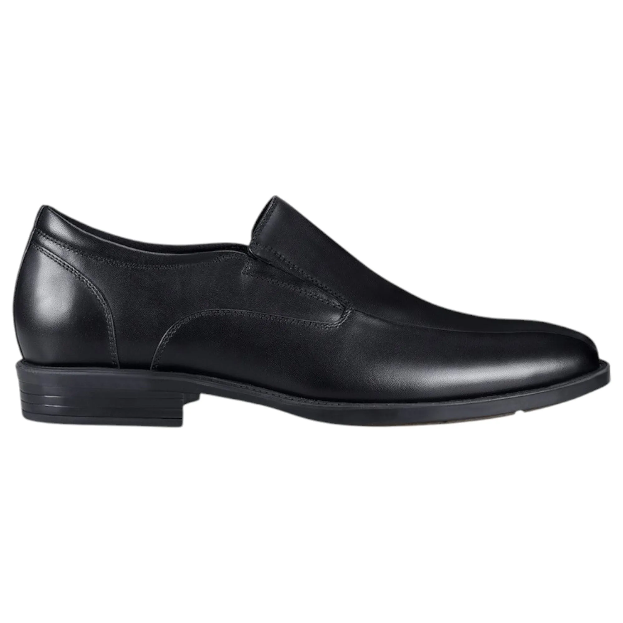 Mens Julius Marlow Notorize Black Leather Work Slip On Formal Dress Shoes