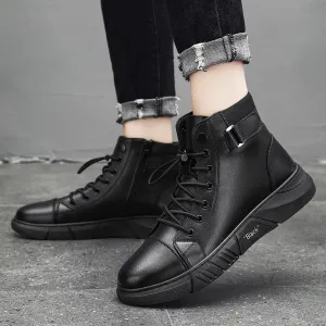 Men's Miko Leather Boots: Versatile Style