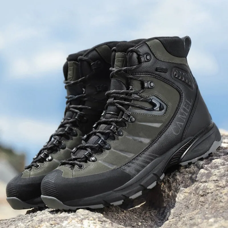 Men's outdoor hiking shoes waterproof non-slip trekking shoes winter shoes