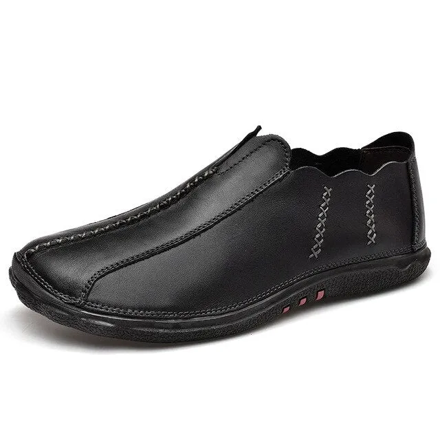 Men's shoes spring and autumn classic waterproof comfortable fashion personality brand business leather shoes large size 45