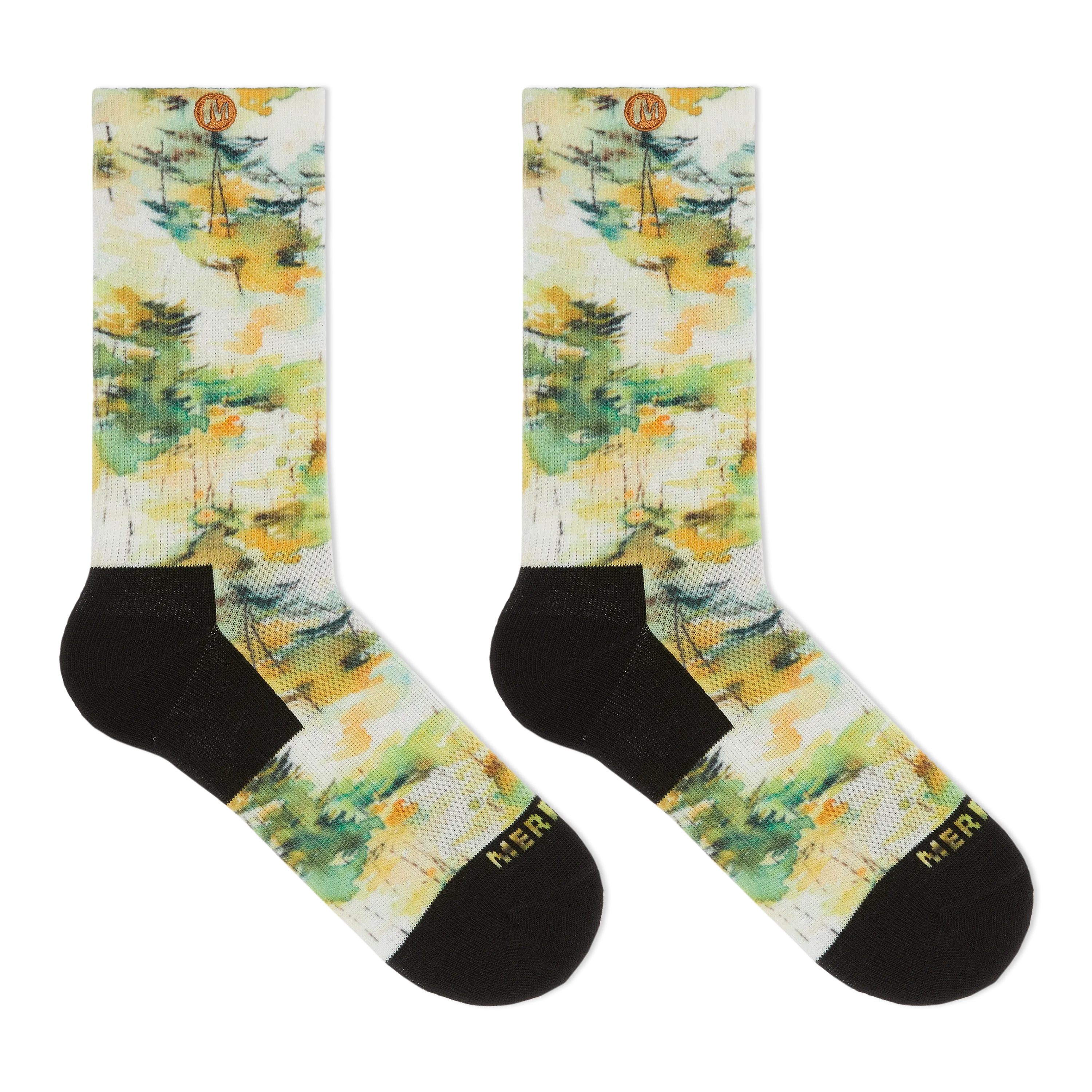 Merrell Printed Performance Crew Socks