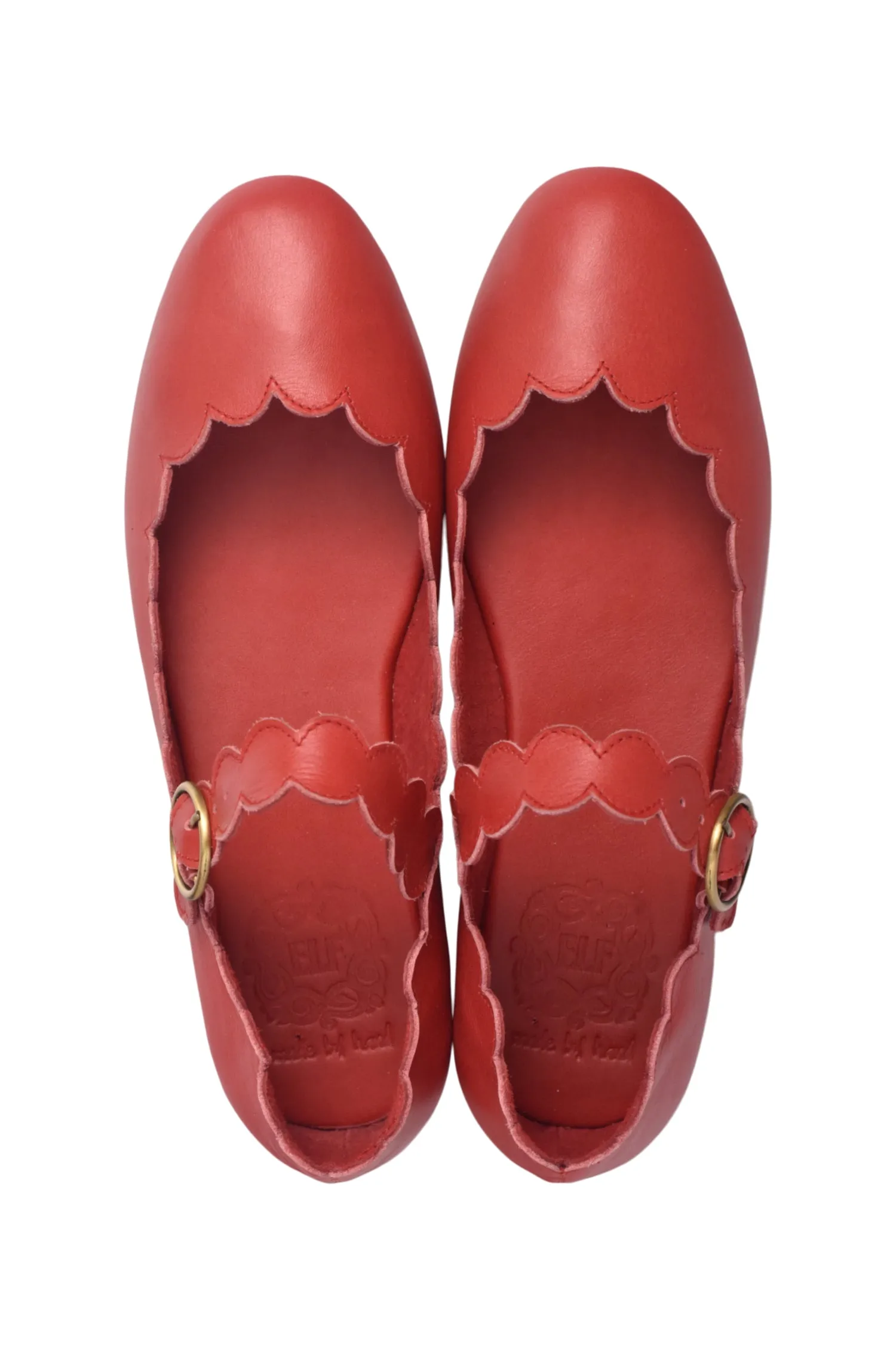 Mia Rosa Leather Ballet Flats
