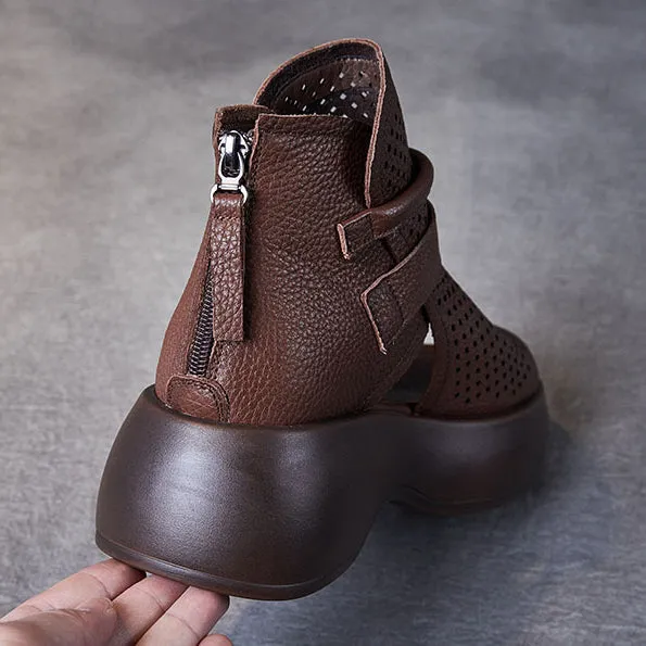 Mira - Classic Leather Orthopedic Sandals