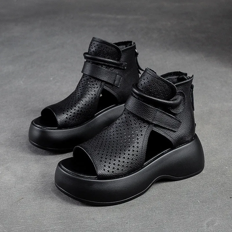 Mira - Classic Leather Orthopedic Sandals