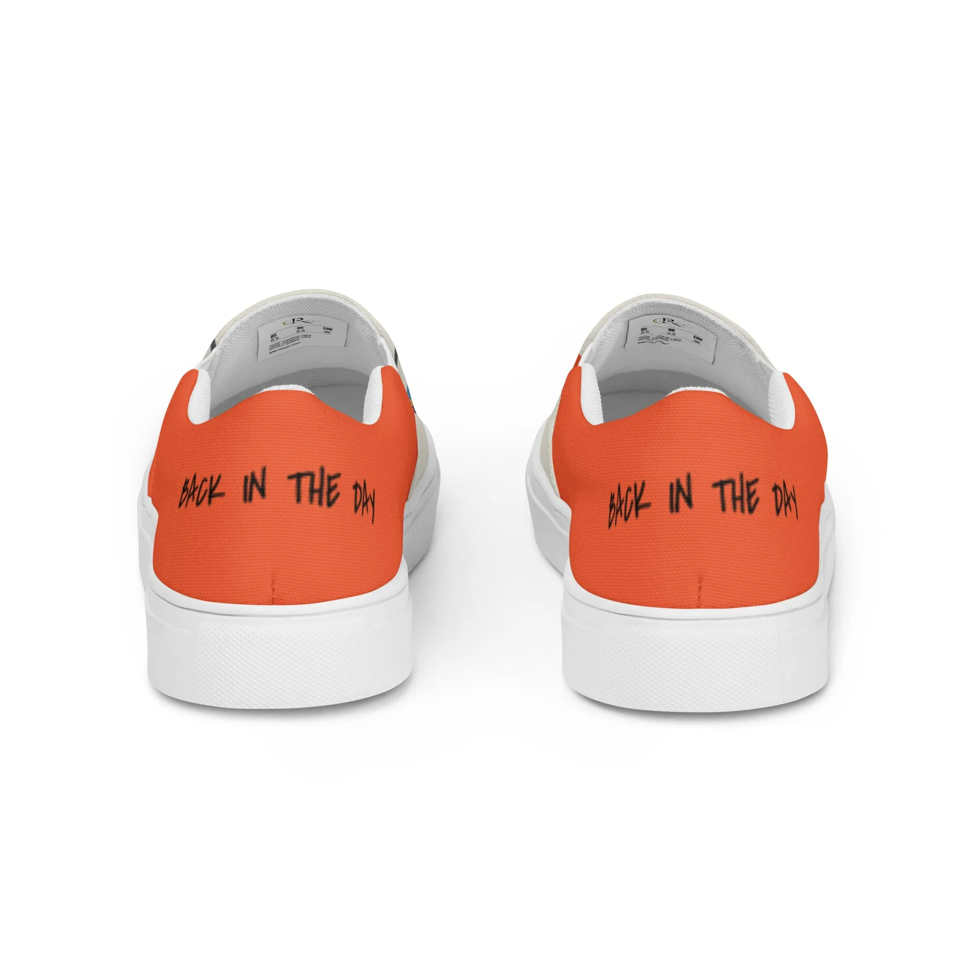 Mixed Tape - Men's Canvas Slip-On Sneakers