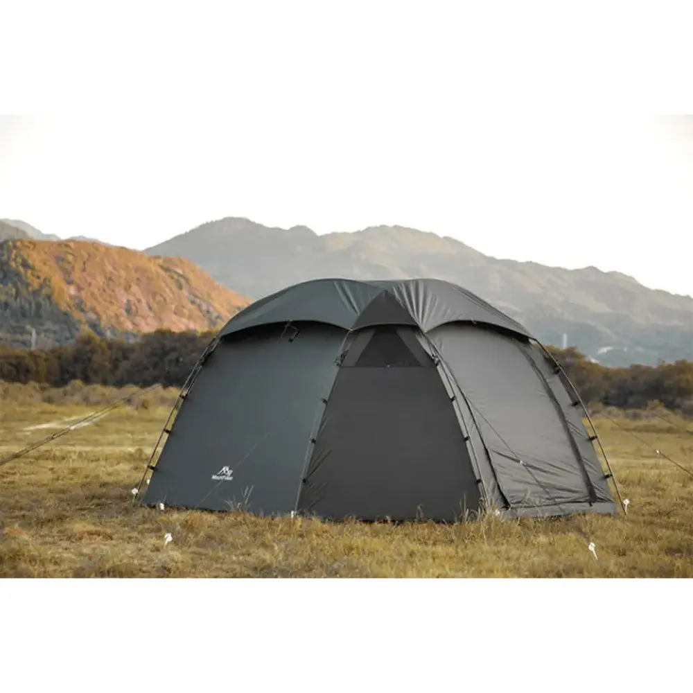 Mountain Hiker ブラックプラネットドームテント 4P 自立型 PU4000mm耐水性 直径3M アルミニウムポール 軽量