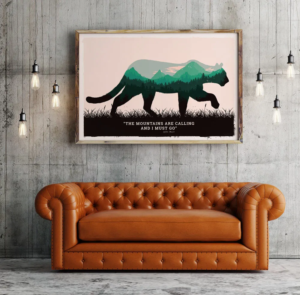 Mountain Lion Poster