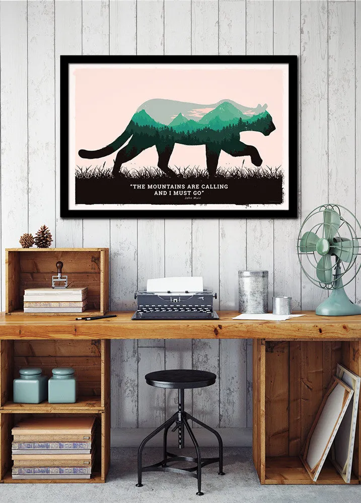 Mountain Lion Poster