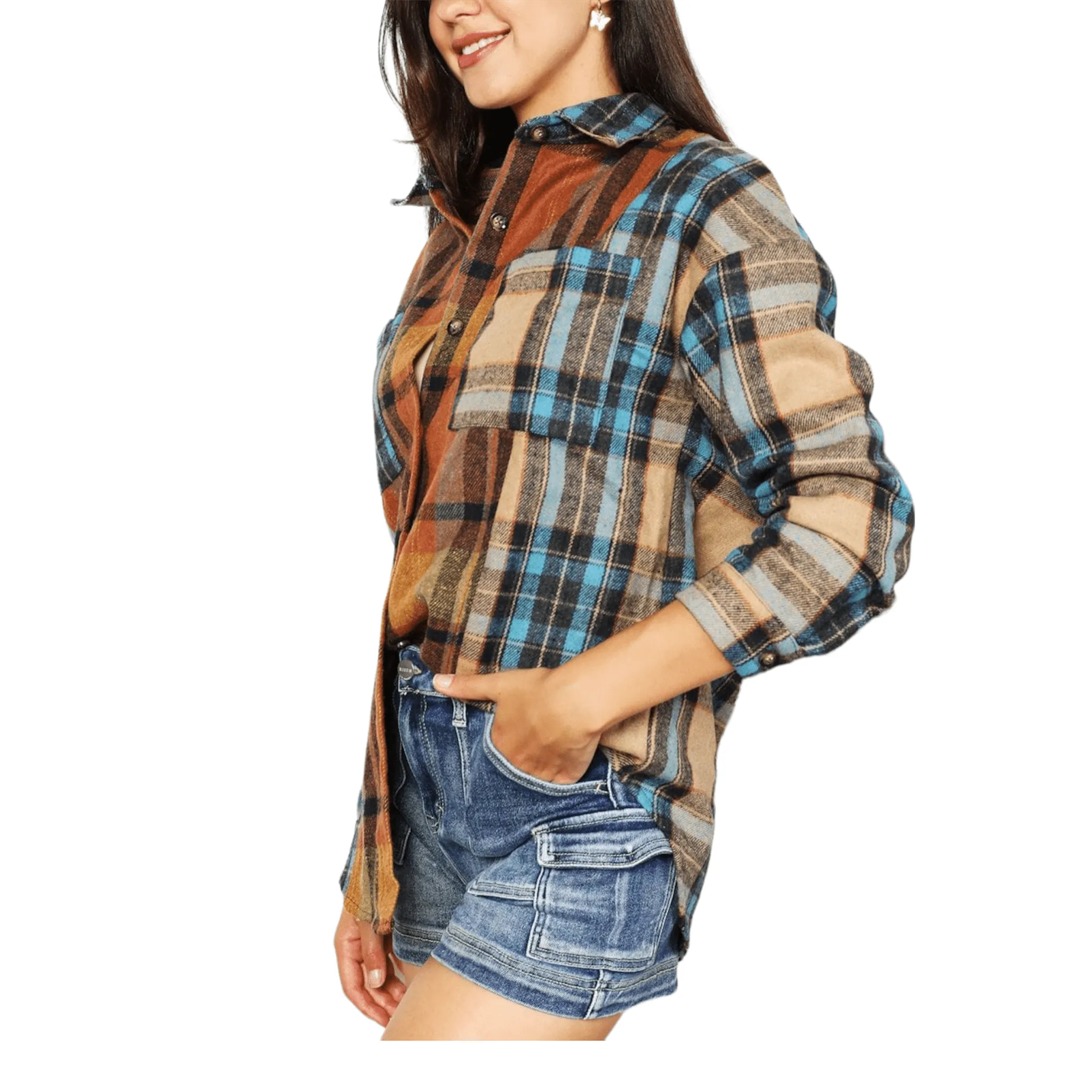 Mountain Maven Plaid Shirt Jacket