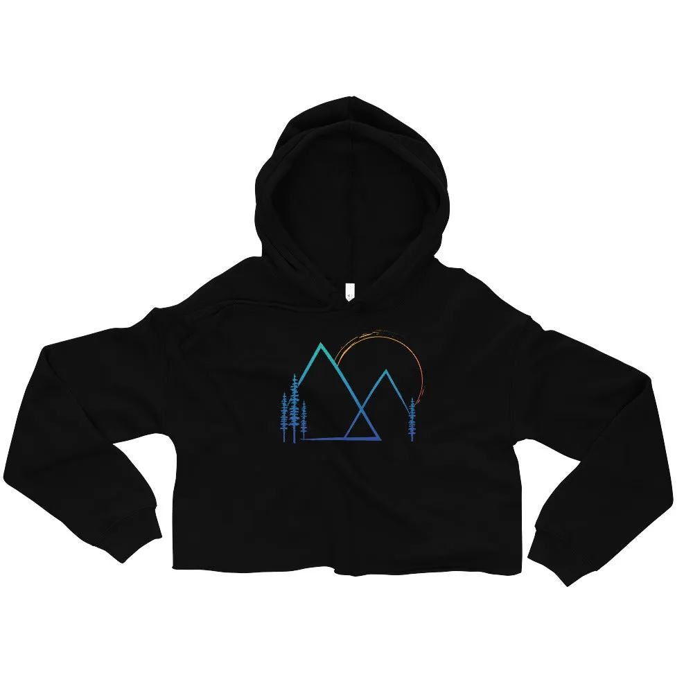 Mountain Sunset - Crop Sweatshirt