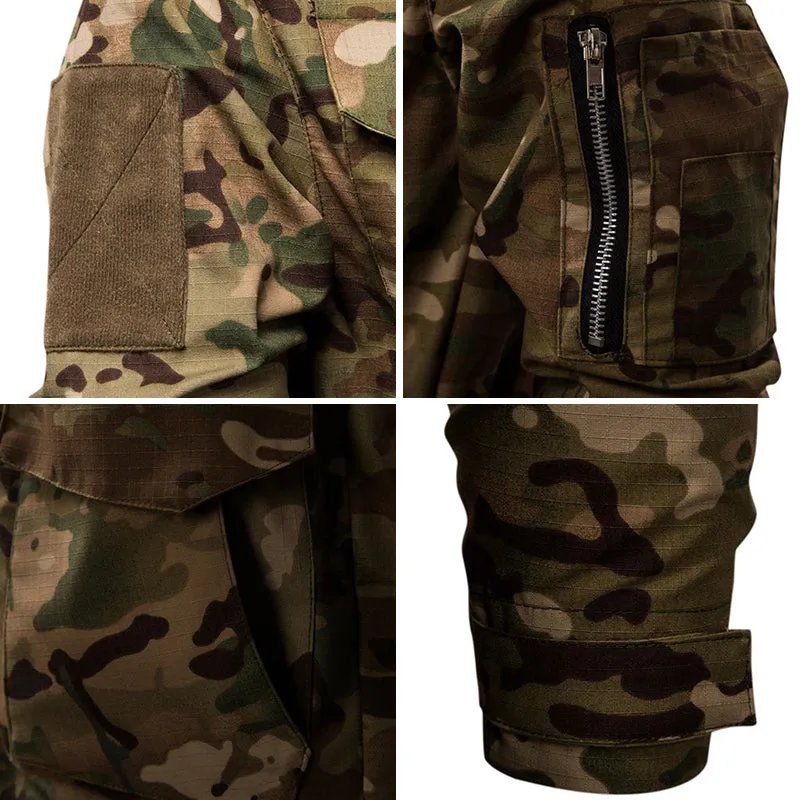 Multifunction Hooded Outdoor Camo Men's Jacket