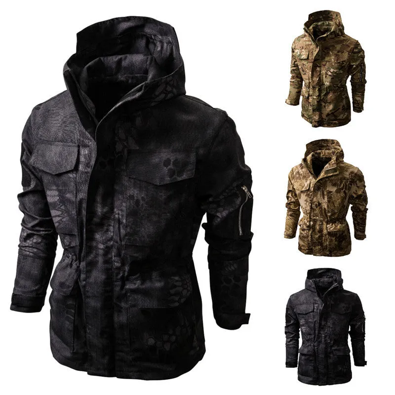 Multifunction Hooded Outdoor Camo Men's Jacket