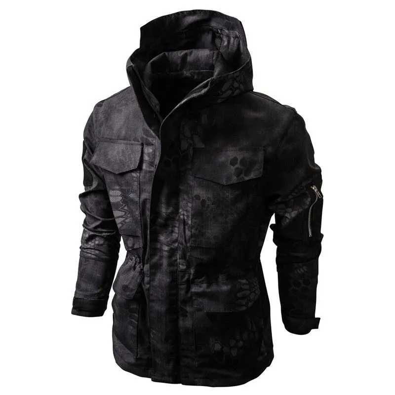 Multifunction Hooded Outdoor Camo Men's Jacket