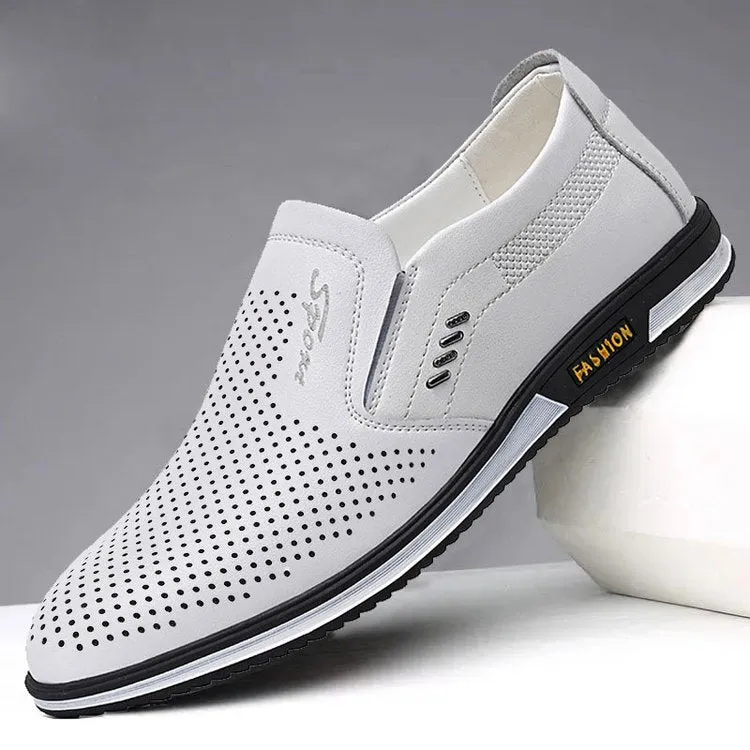 New Fashion Breathable Men's Leather Loafers