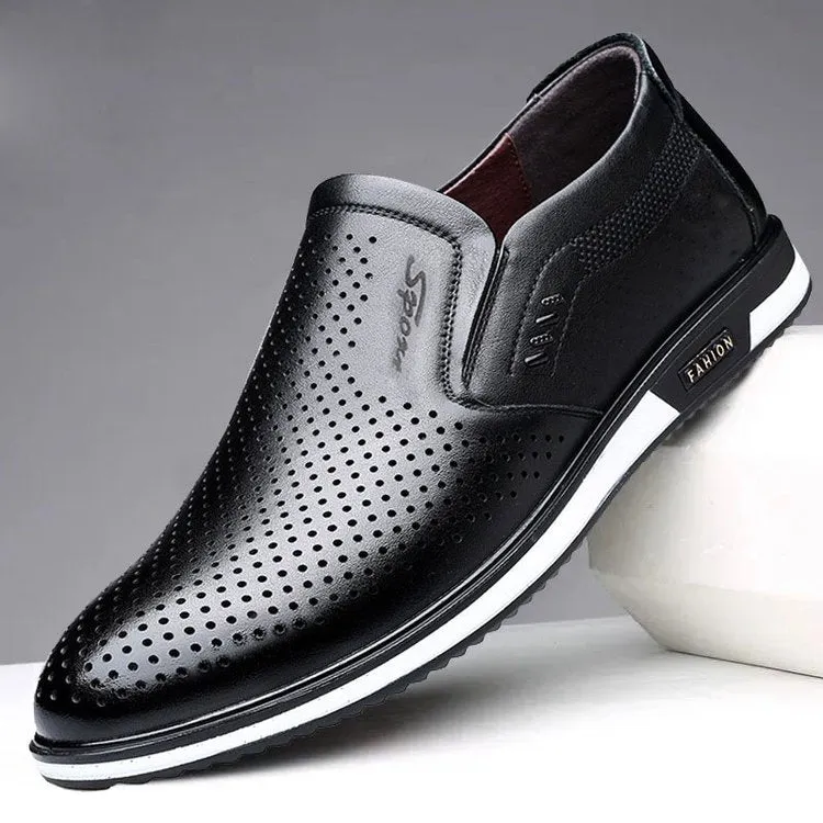 New Fashion Breathable Men's Leather Loafers