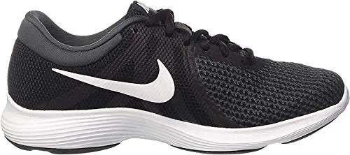 Nike Women's WMNS Revolution 4 Black/White Shoes-7 UK (41 EU) (9.5 US) (908999-1)