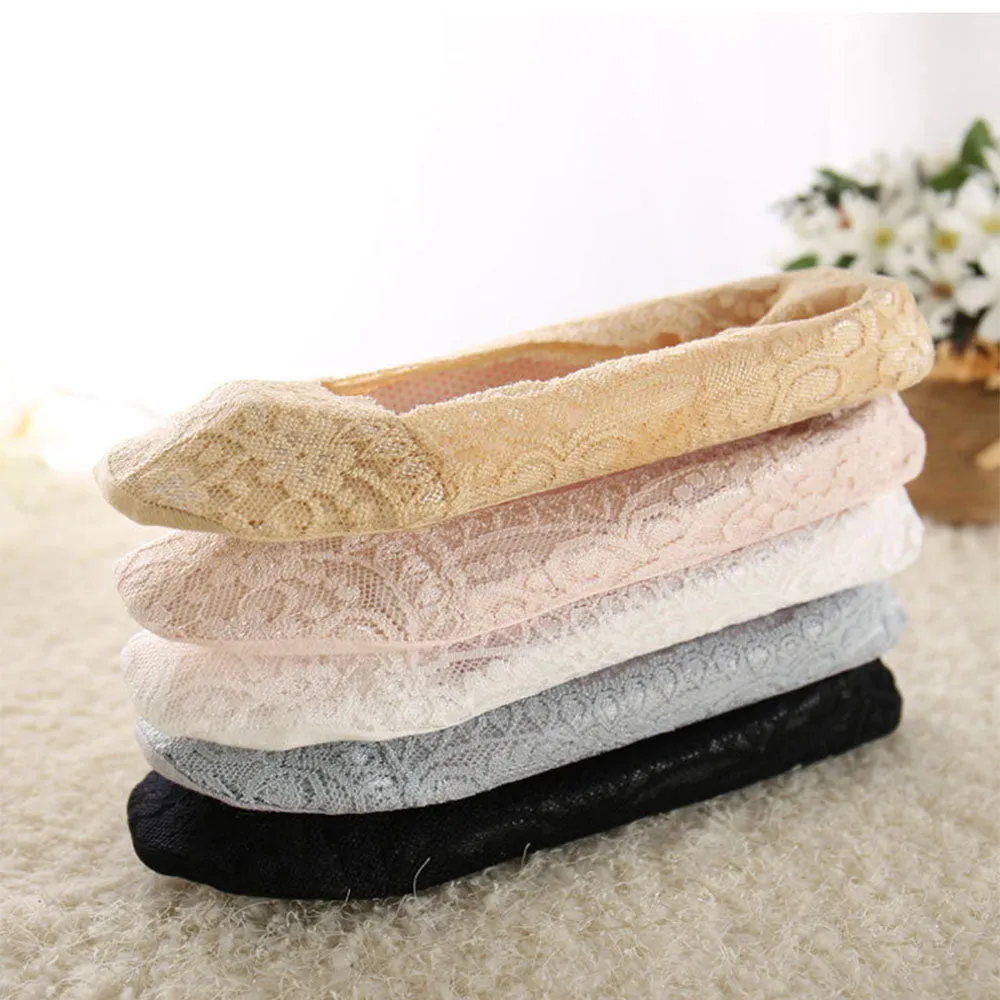 No-Show Lace Footies