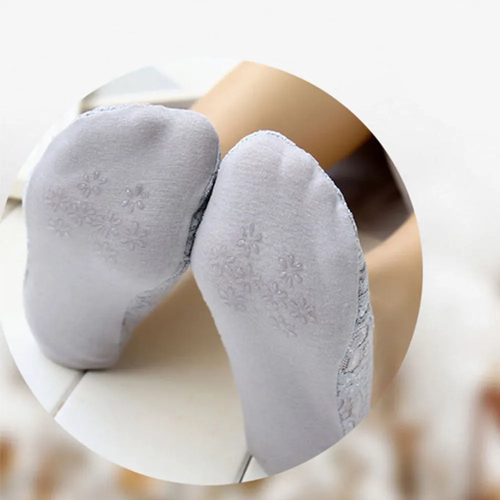 No-Show Lace Footies