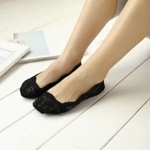 No-Show Lace Footies