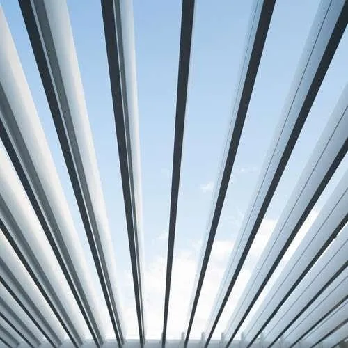 Nova Titan Aluminium Pergola 4m x 3m  with Glass Sliding Doors - Grey