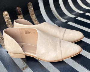 Open Shank Cut Out Flat Loafer Flats CARTER-05