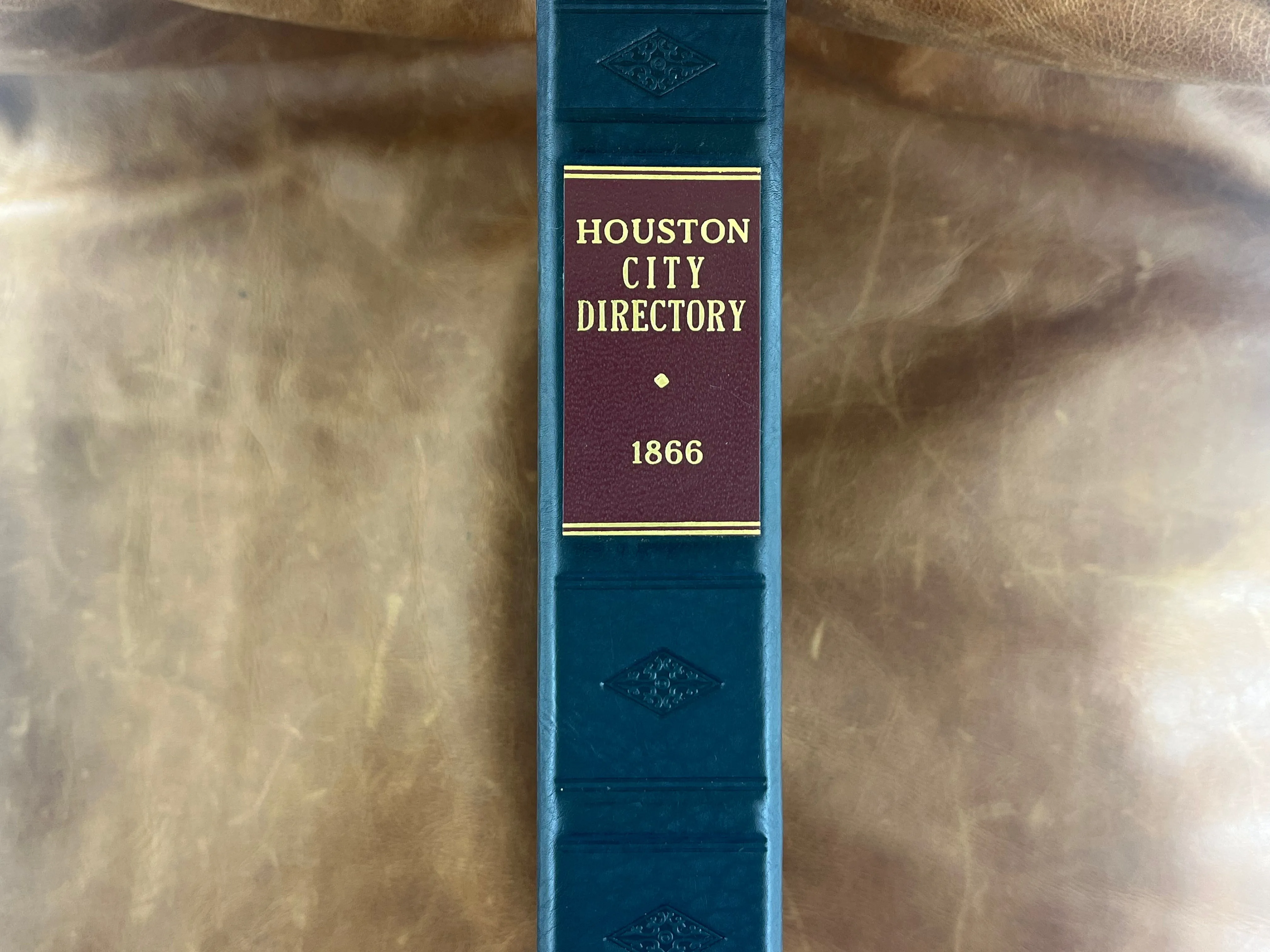 Original and Complete 1866 City of Houston Directory