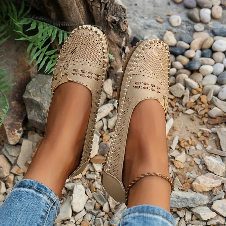 Orthopedic Black Flats - All-Day Comfort & Arch Support for Women