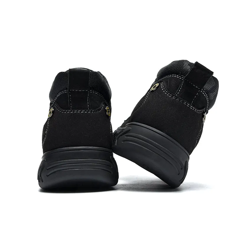 Orthopedic Men's Leather Boots Leather Casual Men's Shoes Short Boots Outdoor Work Boots Suede Snow Boots