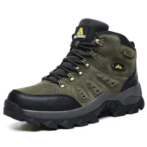Orthopedic Mountains Men's Hiking Boots - Green