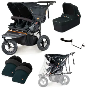 Out n About Nipper Double Duo Essentials Kit in Forest Black