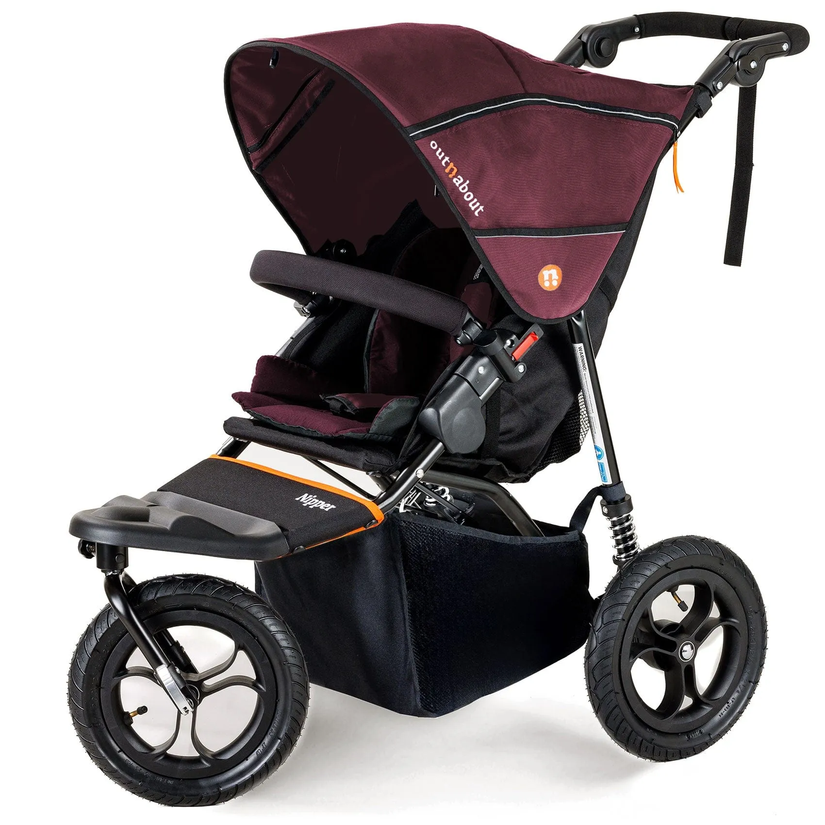 Out n About Nipper Single Maxi-Cosi Starter Kit in Brambleberry Red