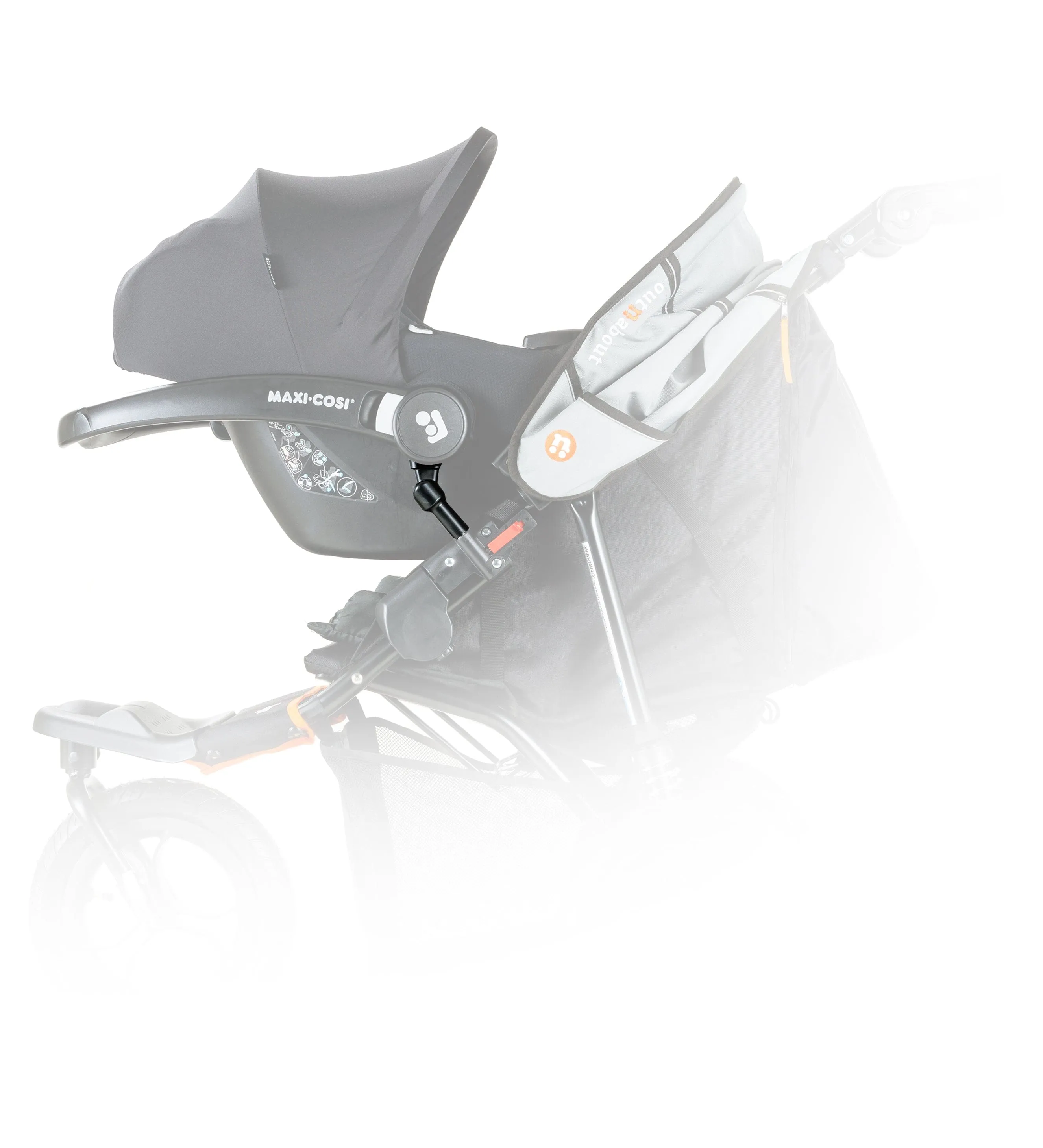 Out n About Nipper Single Maxi-Cosi Starter Kit in Forest Black