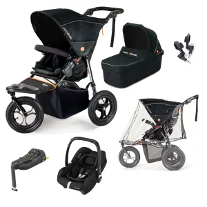 Out n About Nipper Single Maxi-Cosi Starter Kit in Forest Black