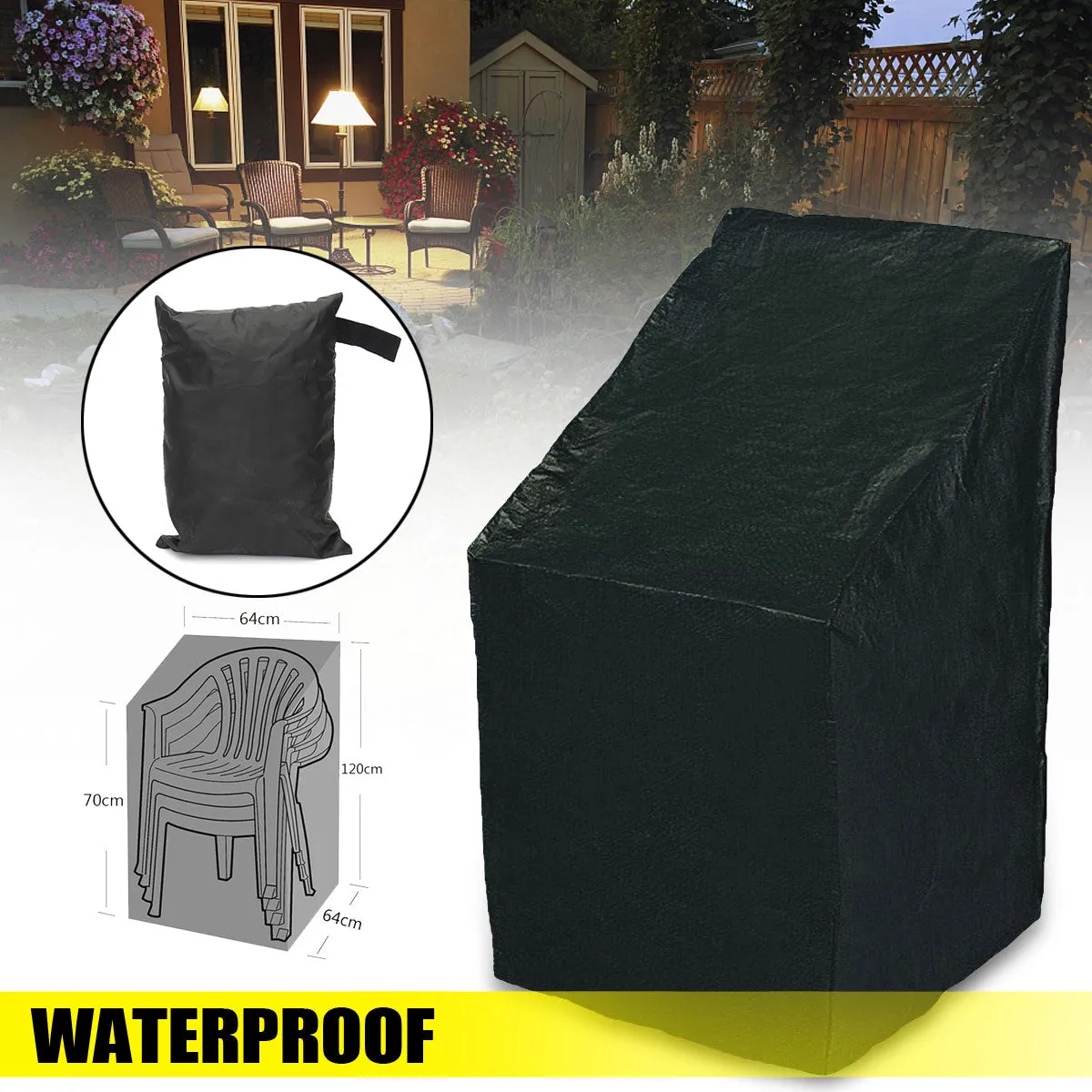 Outdoor Waterproof Cover Garden Furniture Rain Cover Chair Sofa Protection Rain Dustproof