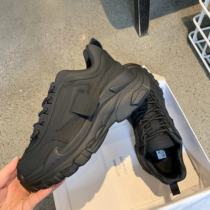 Outdoor Women Platform Chunky Sneakers