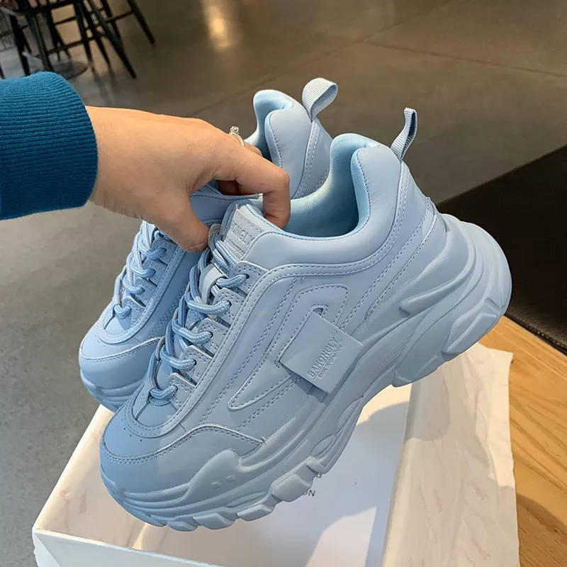 Outdoor Women Platform Chunky Sneakers