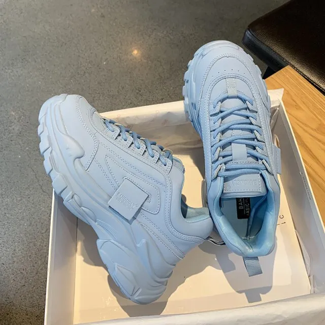 Outdoor Women Platform Chunky Sneakers