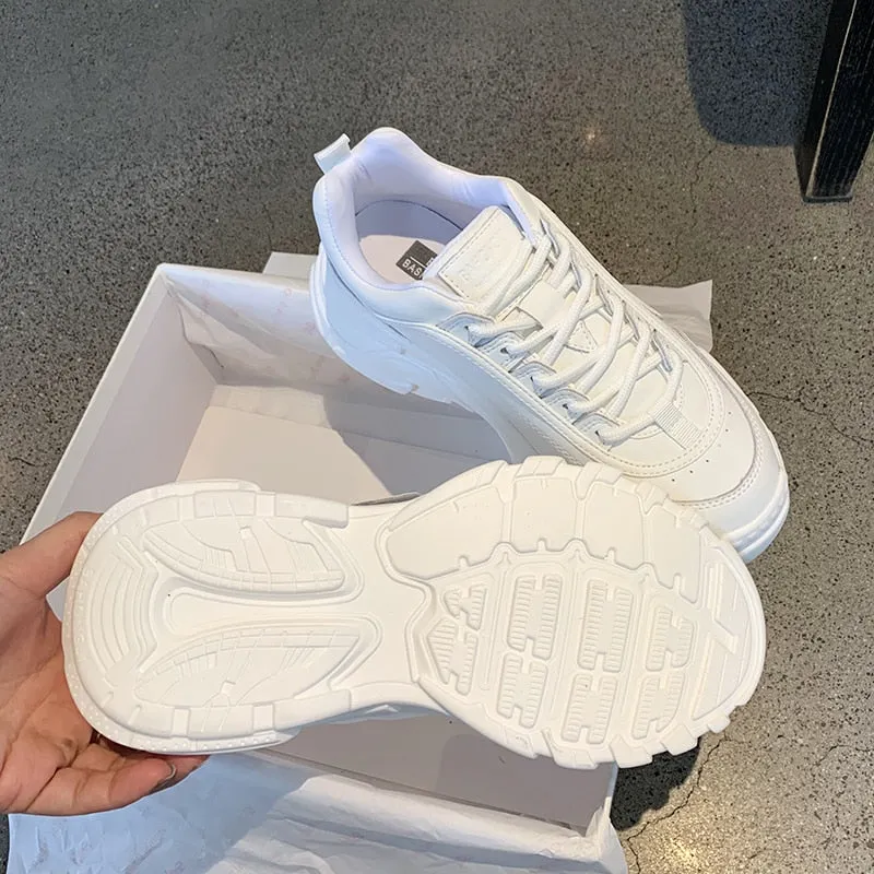 Outdoor Women Platform Chunky Sneakers