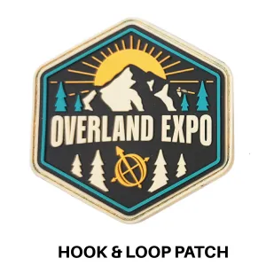 Overland Expo - Rubber Mountain Patch - Velcro Patch